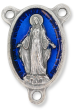  Miraculous Medal Center with Blue Enamel - 1"  (Minimum quantity purchase is 2)