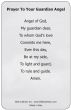 Guardian Angel Prayer Card  *   (Minimum quantity purchase is 3)