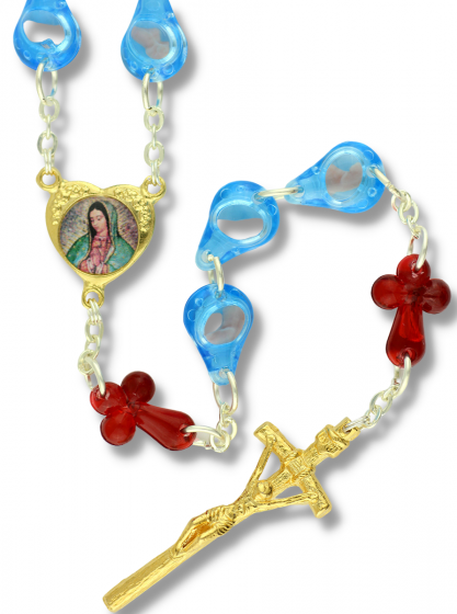  Pro Life Rosary with Teardrop Unborn Baby Beads  - 28"    (Minimum quantity purchase is 1)