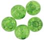  Crackle Beads - Lime - 8mm (Packs of 60; Plastic)    (Minimum quantity purchase is 1)