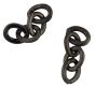   Extra Heavy Duty Precut Rosary Chain 0.70 mm - Gun Metal Finish,  4 link - 100 pcs  (Minimum quantity purchase is 1)