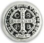  St Benedict Round Metal Rosary Beads - 6mm Pkg 12   (Minimum quantity purchase is 1)