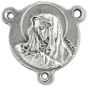 Jesus / Our Lady Round Rosary Center  (Minimum quantity purchase is 3)