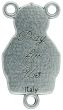 St. Jude Rosary Centerpiece -  Silver Ox, 1"  (Minimum quantity purchase is 2)