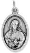  St Anthony / Sacred Heart of Jesus Medal - 1"  (Minimum quantity purchase is 2)
