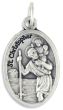  St. Christopher Medal (Patron Saint of Travelers) (Minimum quantity purchase is 1)