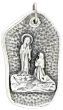  St. Bernadette / Our Lady of Lourdes (Patron Saint of Bodily Ills) Medal - 1 3/8" *   (Minimum quantity purchase is 3)