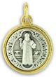   Two Tone St. Benedict Medal - 3/4"  (Minimum quantity purchase is 1)