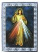 Divine Mercy Icon with Silver and Gold Foil on Wood - 5 1/2"   (Minimum quantity purchase of 1)  