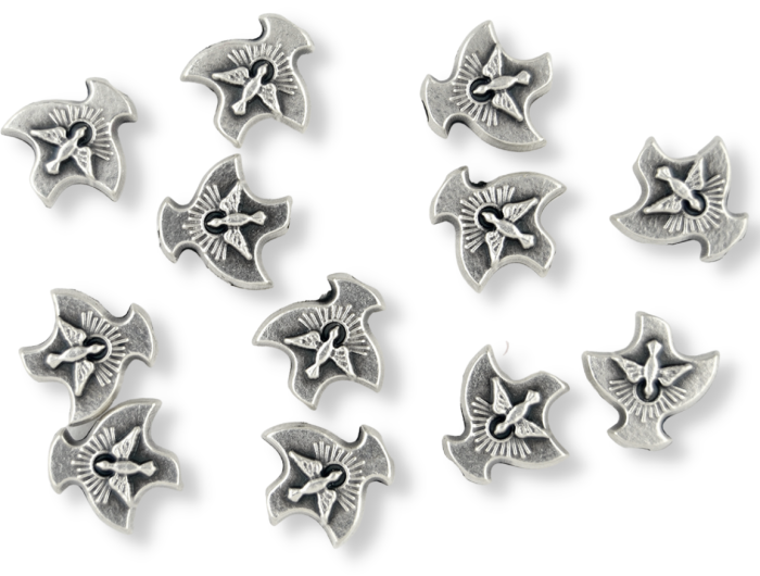  Holy Spirit Rosary / Our Father Beads - Pkg 12 (Minimum quantity purchase is 1)