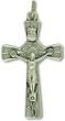 Bread of Life Crucifix – 1 3/4" Silver Oxidized, Made in Italy  (Minimum quantity purchase is 1)