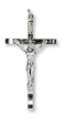 Crucifix with Hammered Posts - 1 15/16" (Minimum quantity purchase is 1)