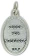 1" Spanish Holy Family Medal - Silver Ox, Oval - Closeout Sale * (Minimum quantity purchase is 3)