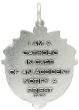Ornate St. Christopher Medal / I Am A Catholic Notify a Priest - 1" (Minimum quantity purchase is 1)