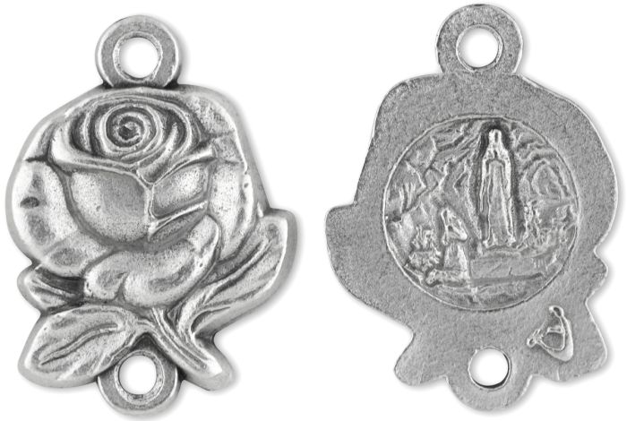  Our Lady of Lourdes Rose Our Father Bead    (Minimum quantity purchase is 6)