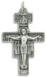 San Damiano Crucifix - 2" Silver Oxidized, Made in Italy  (Minimum quantity purchase is 1)