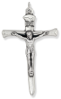 Nail Crucifix - 2" Silver Oxidized, Made in Italy  (Minimum quantity purchase is 1)