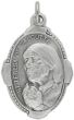 St Teresa of Calcutta / Pray for Us Medal - Unique Oval Shape - 1 inch (Minimum quantity purchase is 2)