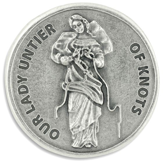  Our Lady Undoer of the Knots Pocket Token   (Minimum quantity purchase is 1)