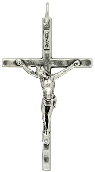  Crucifix with Hammered Posts - 2 5/16"   (Minimum quantity purchase is 1)