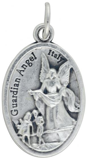  Guardian Angel / Protect Us Medal - 1" * (Minimum quantity purchase is 5)