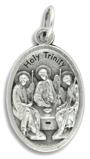   Holy Trinity / Mother of Good Counsel Medal - 1 inch    (Minimum quantity purchase is 3)