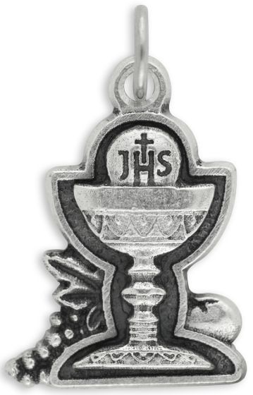 Communion Chalice Charm Medal  (Minimum quantity purchase is 1)