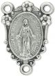  Ornate Oval Miraculous Medal Rosary Center    (Minimum quantity purchase is 2)