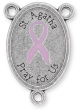  St. Agatha / Pink Ribbon Breast Cancer Patron Center Piece -1 inch    (Minimum quantity purchase is 2)
