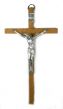  Simple Italian-Made Wooden Wall Crucifix - 12" *  (Minimum quantity purchase is 1)