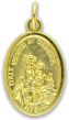 Scapular Medal 1 inch - Gold Plated  (Minimum quantity purchase is 3)