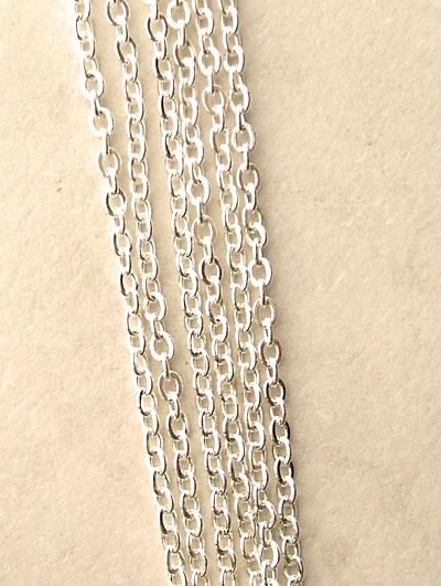   Continuous Rosary Chain - Silver OX Italian Heavy Duty - 20 ft.    (Minimum quantity purchase is 1)