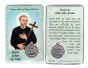  Saint John of God Prayer Card with Medal (Patronage: Heart Disease)