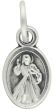 Our Lady of Medjugorje / Divine Mercy Jesus Medal 9/16 inch  (Minimum quantity purchase is 3)