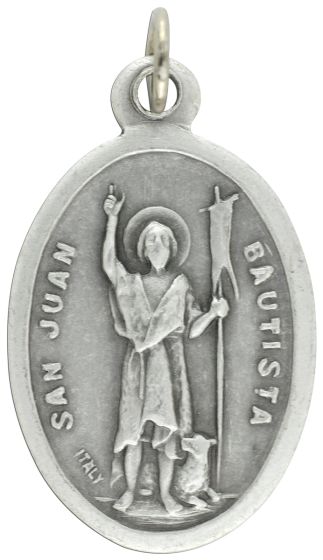 San Juan Bautista Patron Saint Medal - In Spanish (Minimum quantity purchase is 3)