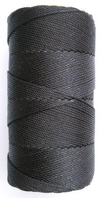  Rosary Twine, Twisted Nylon Size #36, Black, 1 Lb 1-Pack