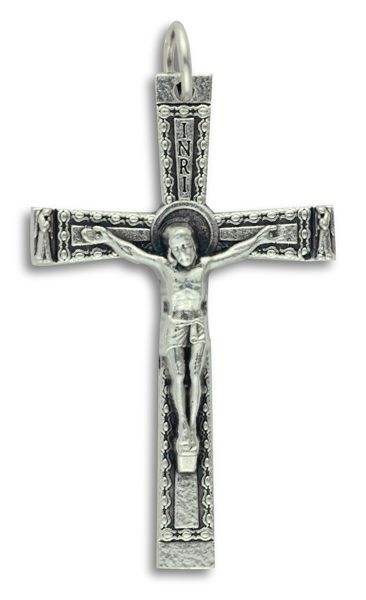 Buy Flared and Textured Crucifix, 1.5/8in | Gifts Catholic