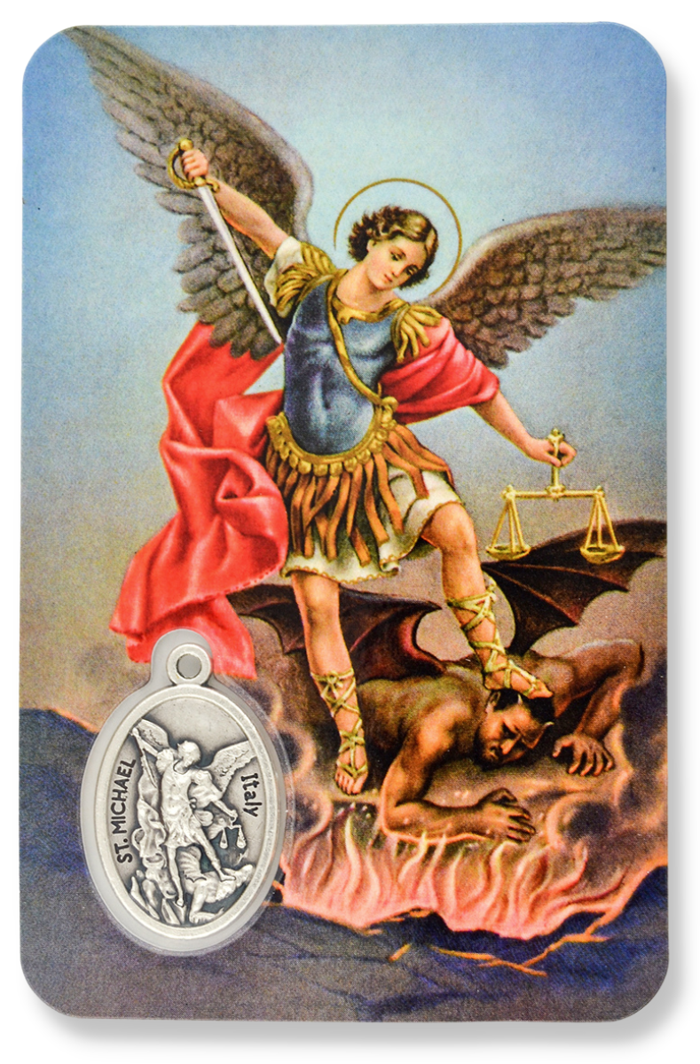 St Michael Prayer for Those in Service Holy Card