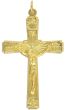 Holy Spirit Crucifix with the Four Major Papal Basilicas – 2" Gold Plated, Made in Italy *  (Minimum quantity purchase is 1)