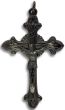 Flared Sunburst Crucifix - Gun Metal Finish *   (Minimum quantity purchase is 2)
