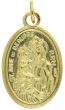  St Anne of Beaupre Medal, Gold Tone - 1 Inch (Minimum quantity purchase is 3)