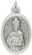   Our Lady of La Salette Medal - Italian Silver OX 1 inch (Minimum quantity purchase is 1)
