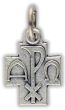 Jesus Alpha and Omega Small Cross - 5/8" (Minimum quantity purchase is 3)