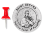 Saint Gerard Pocket Token (1.25") - Patron of Fertility - Closeout Sale *  (Minimum quantity purchase is 3)