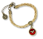 Bracelet with Holy Spirit and St Benedict Charms   (Minimum quantity purchase is 1)