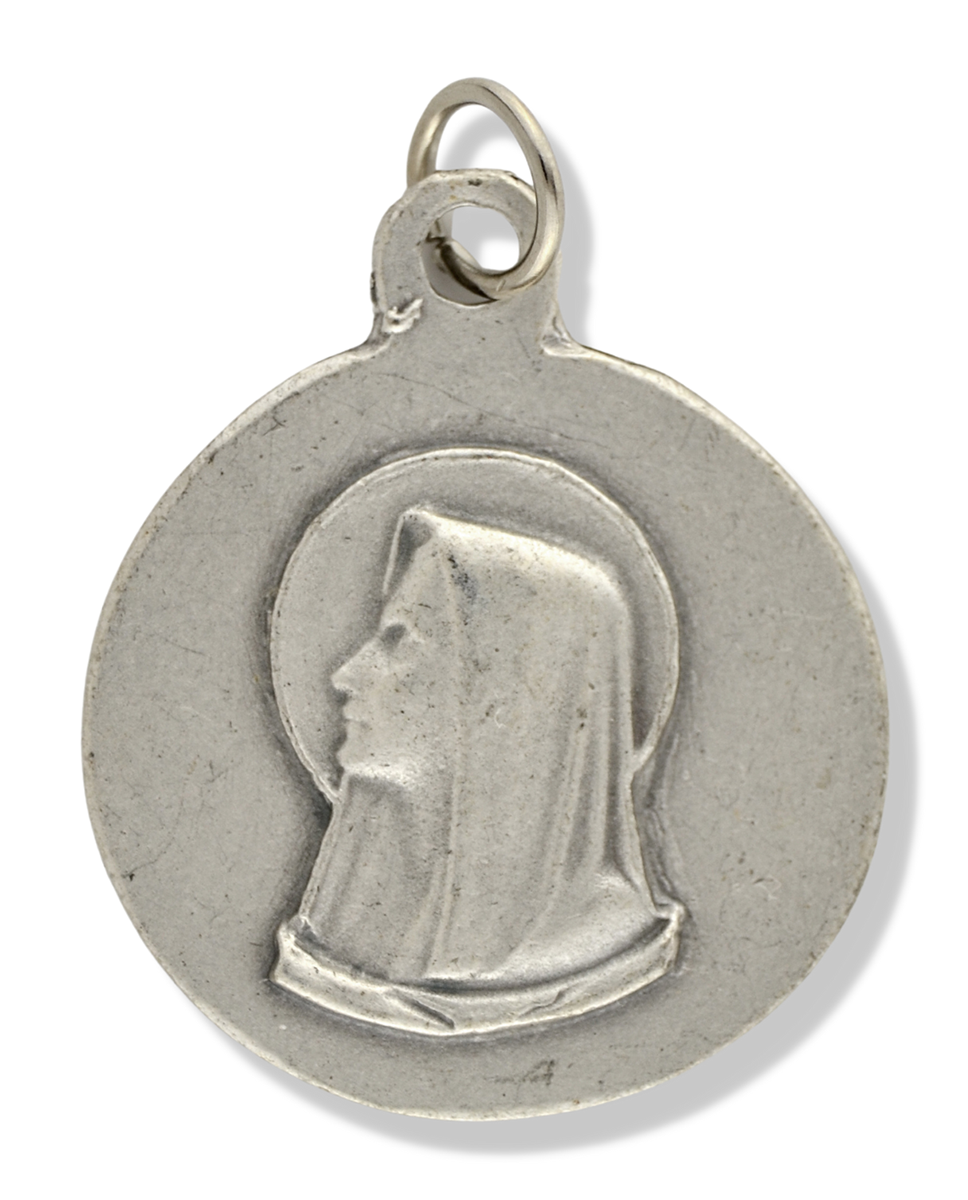 **「ルルドの聖母（Our Lady of Lourdes）」**のメダイ Buy Our Lady of Lourdes / St Bernadette Large Medal - 1 1/8