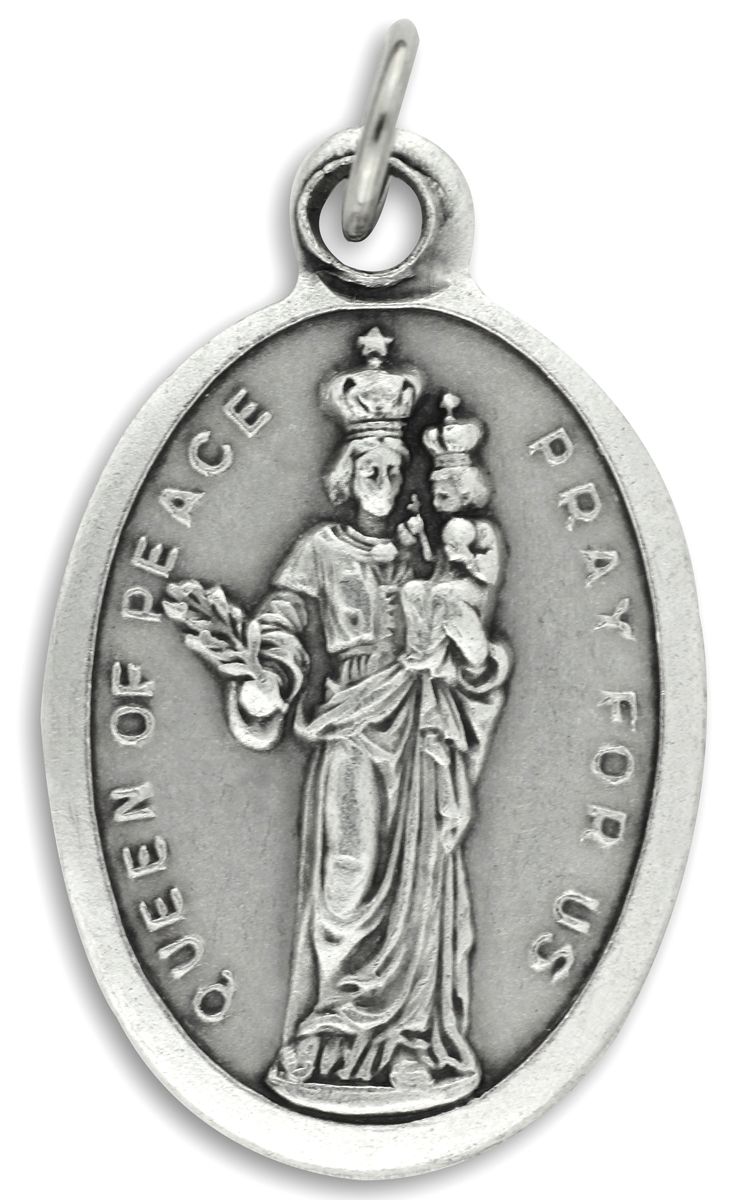 Buy New Our Lady Queen Of Peace Medal, 1in | Gifts Catholic