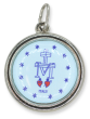   Miraculous Medal - Color Image - Round - 1"   (Minimum quantity purchase is 2)
