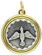 Two-Toned Holy Spirit / Holy Family Medal  - 3/4 Inch  (Minimum quantity purchase is 1)