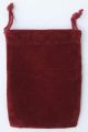 Burgundy Drawstring Velvet Rosary Pouch (Minimum quantity purchase is 1)